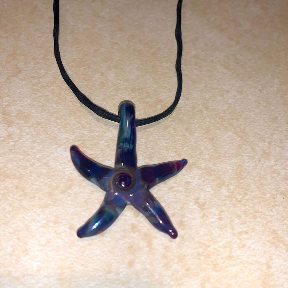 Handmade Glass Art Starfish